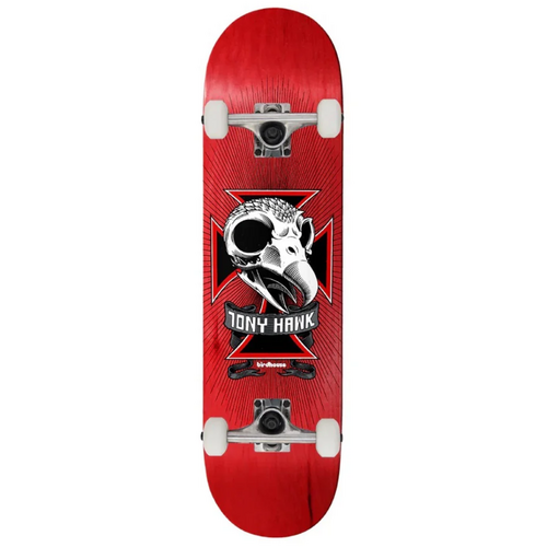 Birdhouse Skull 2 Red 8.0" Complete Skateboard
