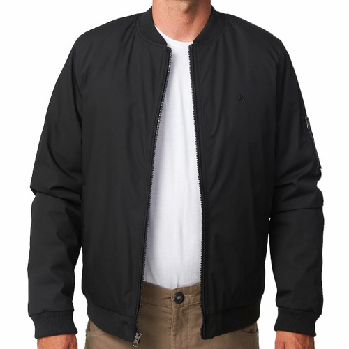 Volcom Hernan Bomber Black Mens 5K Jacket [Size: Small]