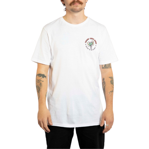 Volcom Young Henrys Hammerz White Mens Short Sleeve Tee [Size: Small]