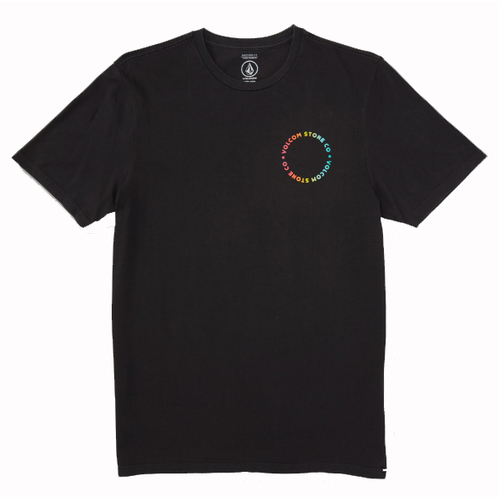 Volcom Whirl Black Mens Tee [Size: Large]