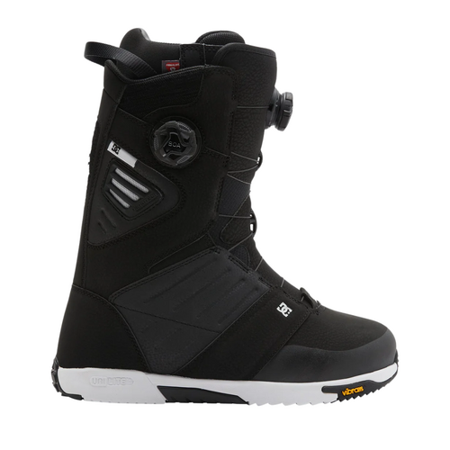 DC Judge Black White Mens 2025 Snowboard Boots