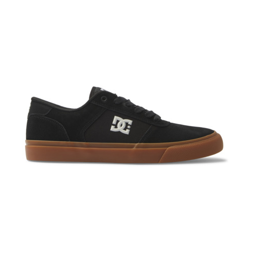 DC Teknic Black Gum Mens Skateboard Shoes