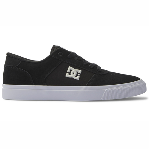 DC Teknic Black White Mens Skateboard Shoes
