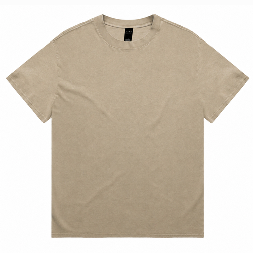 AS Colour Heavy Faded Mens T-Shirt Khaki [Size: Small]
