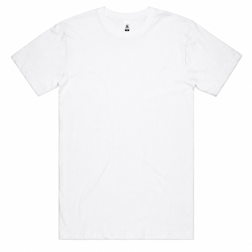 AS Colour Mens Block T-Shirt White [Size: Small]