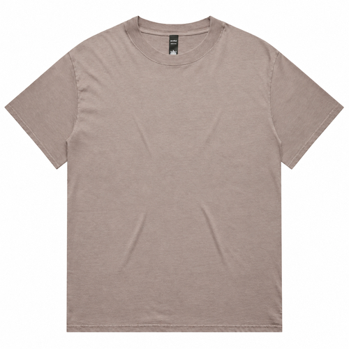 AS Colour Heavy Faded Mens T-Shirt Mushroom