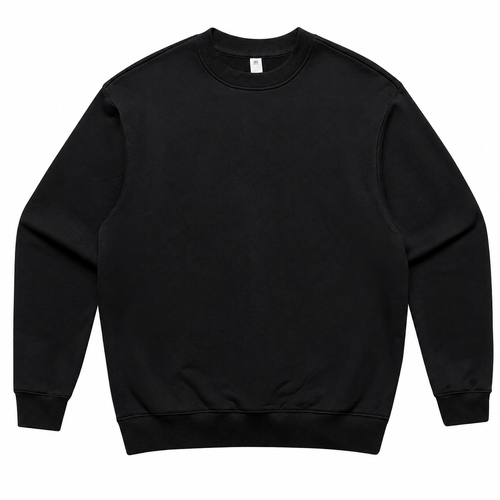 AS Colour Mens Made Crew Black [Size: Small]