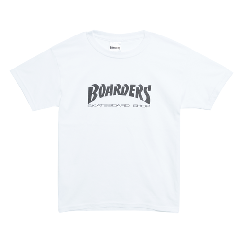 Boarders Thrasher White Youth Tee [Size: X-Large]