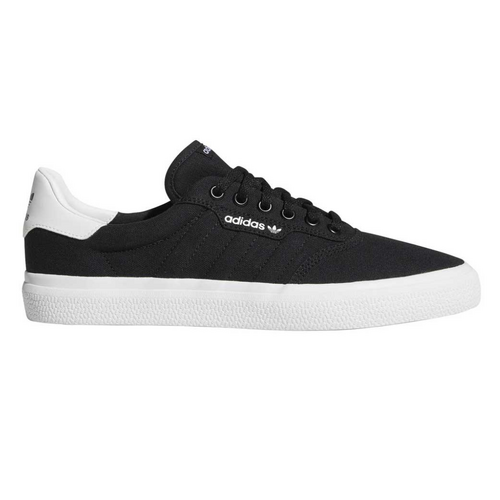 Adidas 3MC Black Black White Unisex Skateboard Shoes [Size: 11]