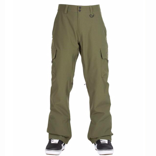Bonfire Tactical Cargo Olive Mens 2021 15K Snowboard Pants [Size: Small]