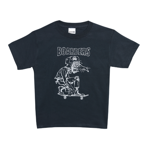 Boarders Skate Rat Youth Black T-Shirt [Size: Small]