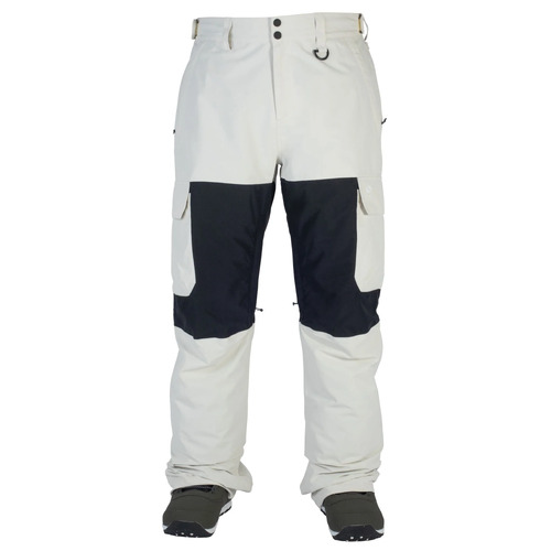 Bonfire Tactical Standard Fit Cargo Lt Grey Mens 2022 15K Snowboard Pants [Size: Large]