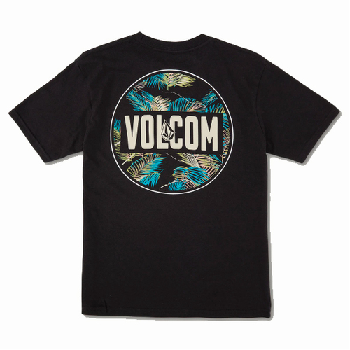 Volcom Liberated 91 Black Youth Short Sleeve Tee [Size: 10]