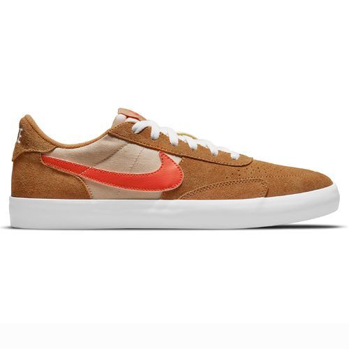 Nike SB Heritage Vulc Flax College Orange Mens Skateboard Shoes