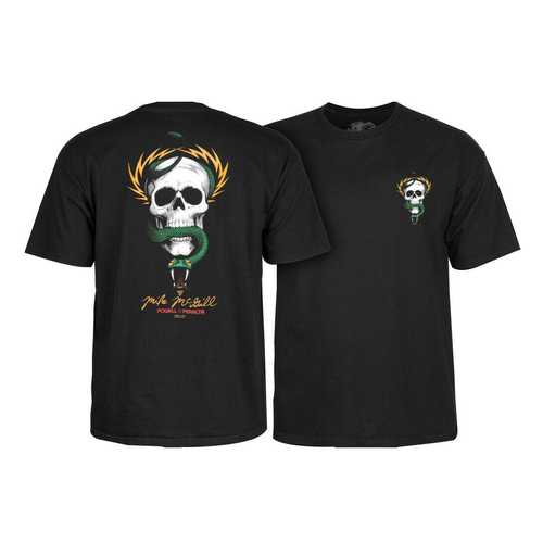 Powell Peralta Skull & Snake Mike McGill Black Mens T Shirt [Size: X-Large]
