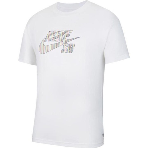 Nike SB Loose Fit BTS Logo White Mens Short Sleeve Tee [Size: Medium]