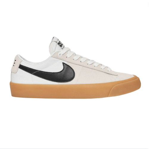 Nike SB Zoom Blazer Low Pro GT White Black Gum Unisex Skateboard Shoes [Size: 8]