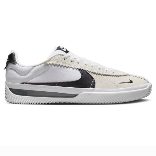 Nike SB BRSB White Black White Mens Skate Shoes [Size: 9]