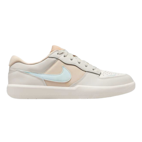 Nike SB Force 58 Premium Leather Light Bone Glacier Blue Unisex Skateboard Shoes [Size: 8]