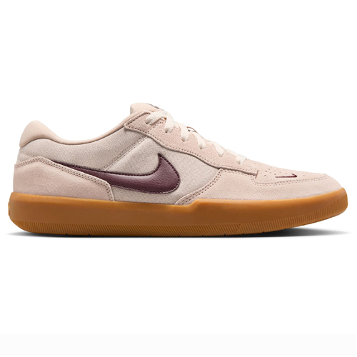 Nike SB Force 58 Cream II Burgundy Unisex Skateboard Shoes