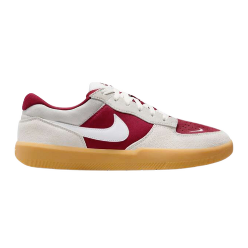 Nike SB Force 58 Red White Gum Unisex Skateboard Shoes [Size: 8]