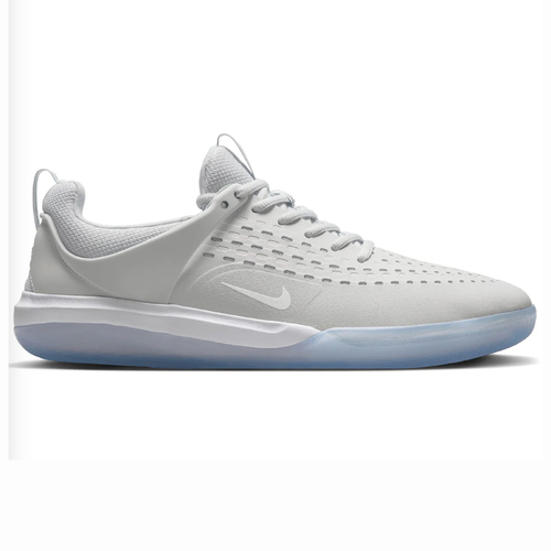 Nike SB Nyjah 3 Pure Platinum White Mens Skate Shoes [Size: 11]