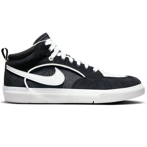 Nike SB React Leo Black White Black Mens Skateboard Shoes [Size: 8]