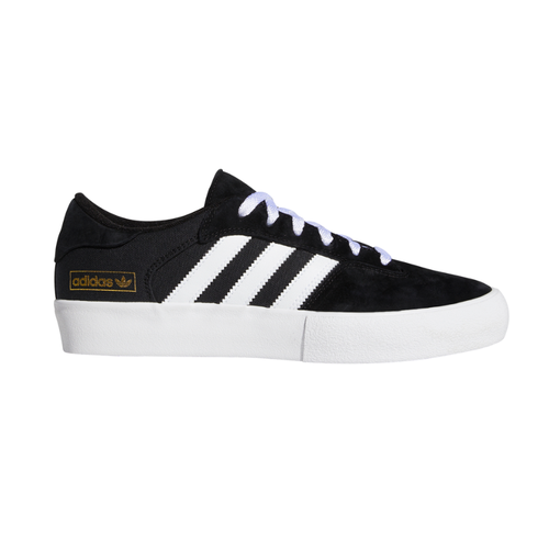 Adidas Matchbreak Super Black White Gold Mens Skateboard Shoes [Size: 8]