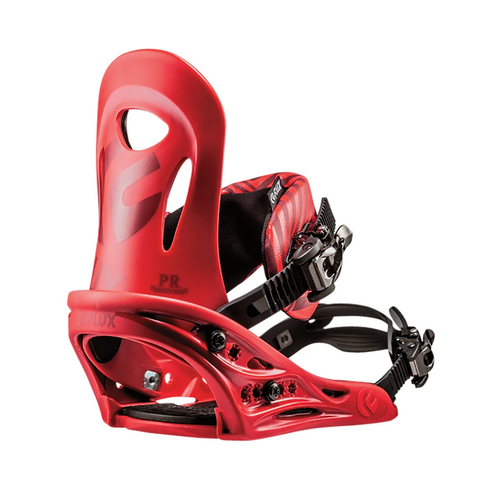 Flux PR Red Mens 2019 Snowboard Bindings [Size: Small]