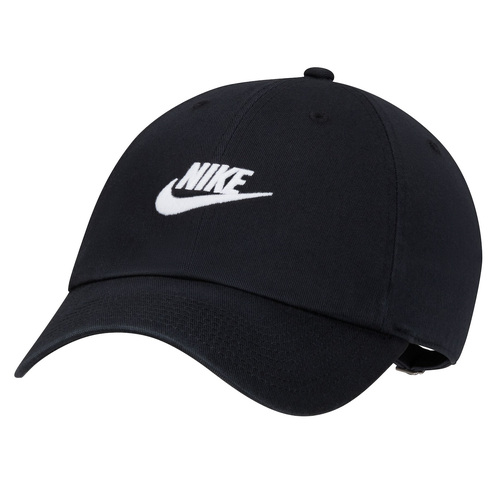 Nike Club Black Futura Wash Unisex Strapback Cap [Size: Large / X-Large]