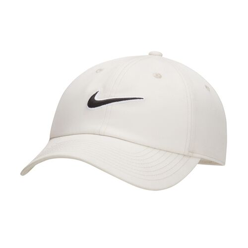 Nike Club Unstructured Swoosh Off White Unisex Strapback Cap [Size: Medium / Large]