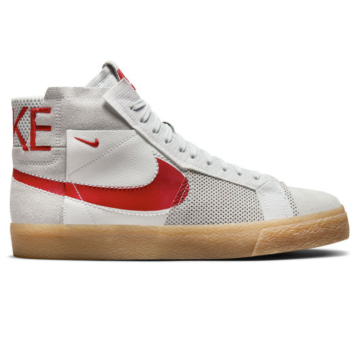 Nike SB Zoom Blazer Mid Premium Summit White Red Skateboard Shoes [Size: 10]