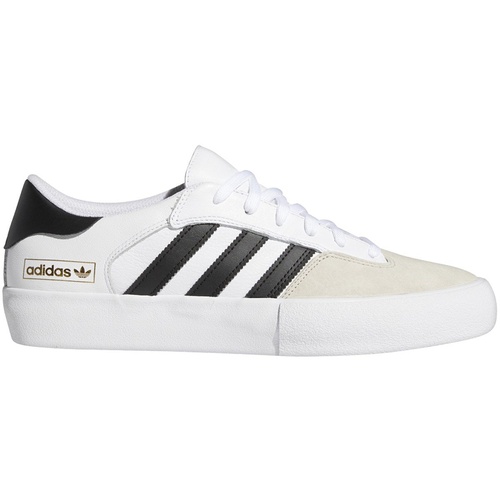 Adidas Matchbreak Super White Black Brown Mens Skateboard Shoes [Size: 8]