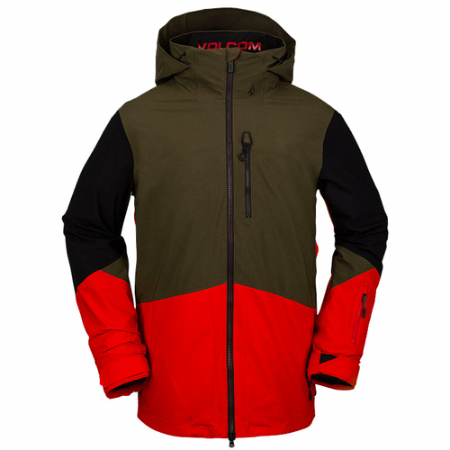 Volcom BL Stretch Gore-Tex Red Mens 2021 Snowboard Jacket [Size: X-Large]