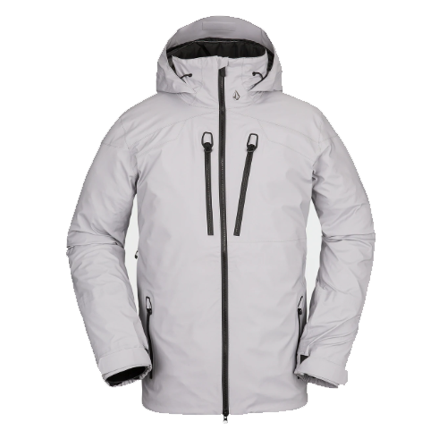 Volcom Guch Stretch Gore Amethyst Grey Mens 2022 Snowboard Jacket [Size: Small]