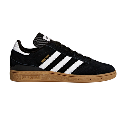 Adidas Busenitz Black White Gold Unisex Skateboard Shoes [Size: 13]