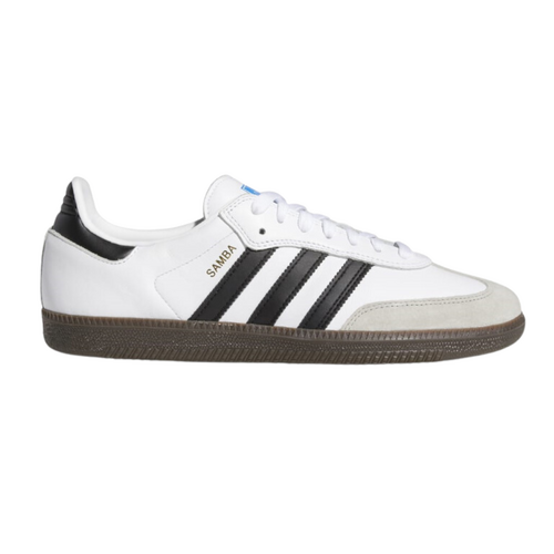 Adidas Samba ADV White Black Gum Unisex Skate Shoes