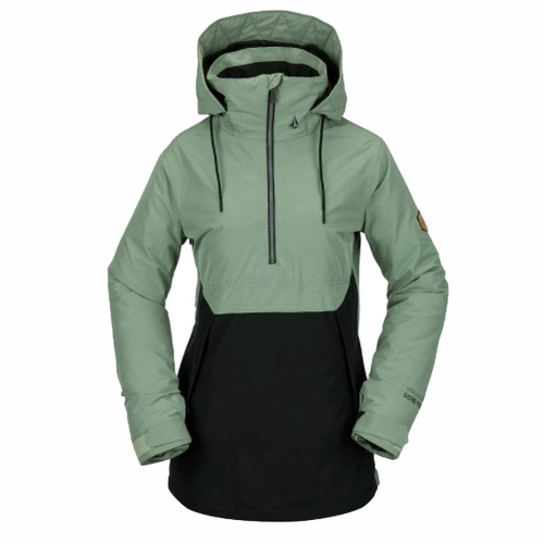 Volcom Fern Insulated Gore-tex Anorak Dusty Green Womens 2021 Snowboard Jacket [Size: X-Small]