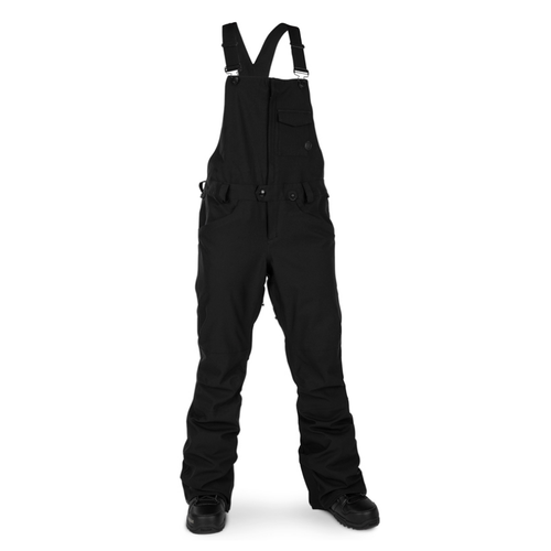 Volcom Swift Black Womens 2021 Snowboard Bib Overall [Size: Medium]