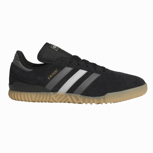 Adidas Busenitz Super Indoor Black Grey Mens Skateboard Shoes [Size: 9]