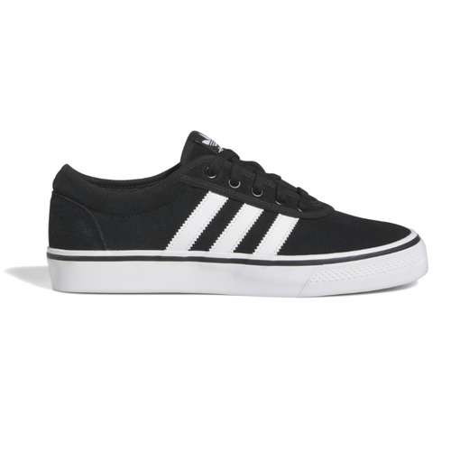 Adidas Adi Ease Black White White Unisex Skateboard Shoes [Size: 8]