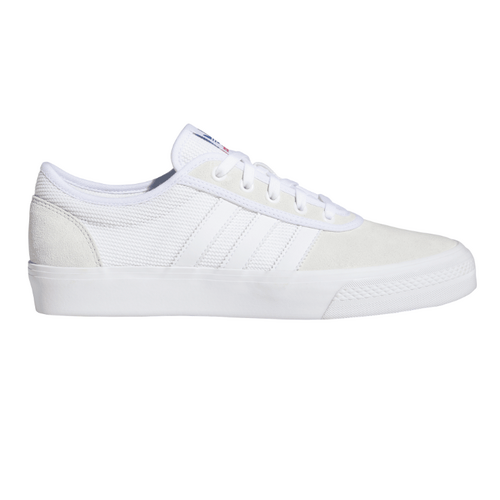 Adidas Adi Ease White Crystal White Unisex Skateboard Shoes [Size: 11]