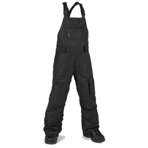 Volcom Barkley Black Kids Youth 10K 2022 Snowboard Bib Overall [Size: Small]