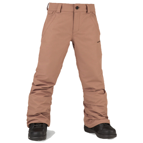 Volcom Freakin Snow Chino Coffee Youth 10K 2022 Snowboard Pants [Size: X-Small]
