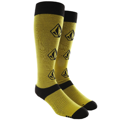 Volcom Lodge Resin Gold Mens Snowboard Socks [Size: Small / Medium]