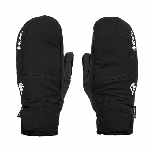 Volcom Stay Dry Black Mens Gore-Tex Snowboard Mitts [Size: Small]