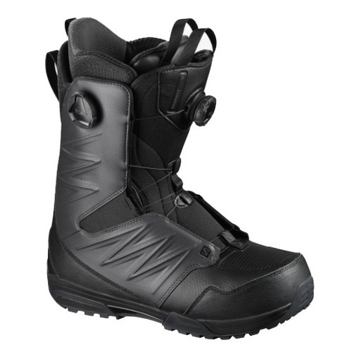 Salomon Synapse Focus Dual Boa Black Asphalt Mens 2021 Snowboard Boots [Size: 9]