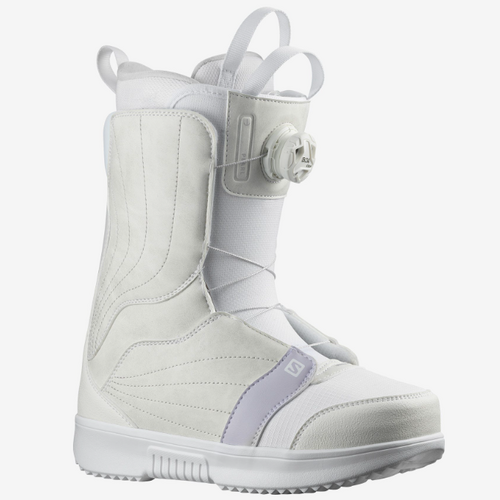 Salomon Pearl Boa White Womens 2022 Snowboard Boots [Size: 7]