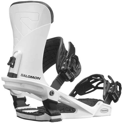 Salomon Trigger White Mens 2024 Snowboard Bindings [Size: Medium]