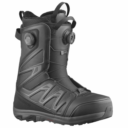 Salomon Launch Boa SJ Black Mens 2025 Snowboard Boots [Size: 8]